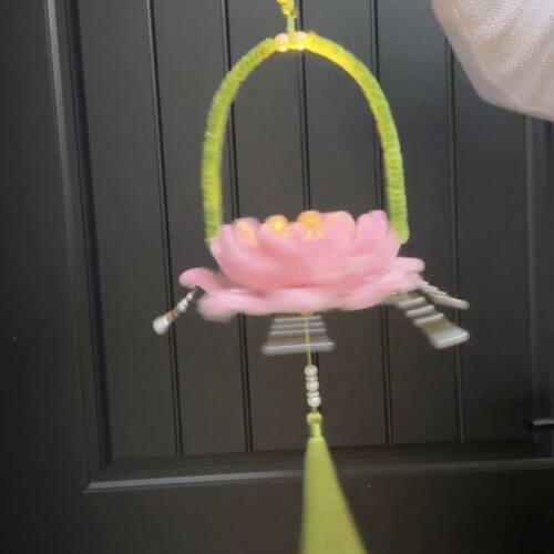 中秋节灯笼扭扭棒荷花灯笼手工di