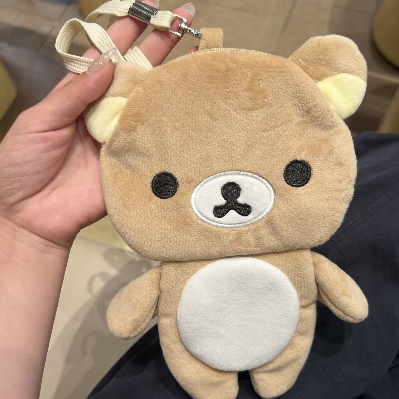 轻松熊零钱包可爱萌物卡通玩偶挂