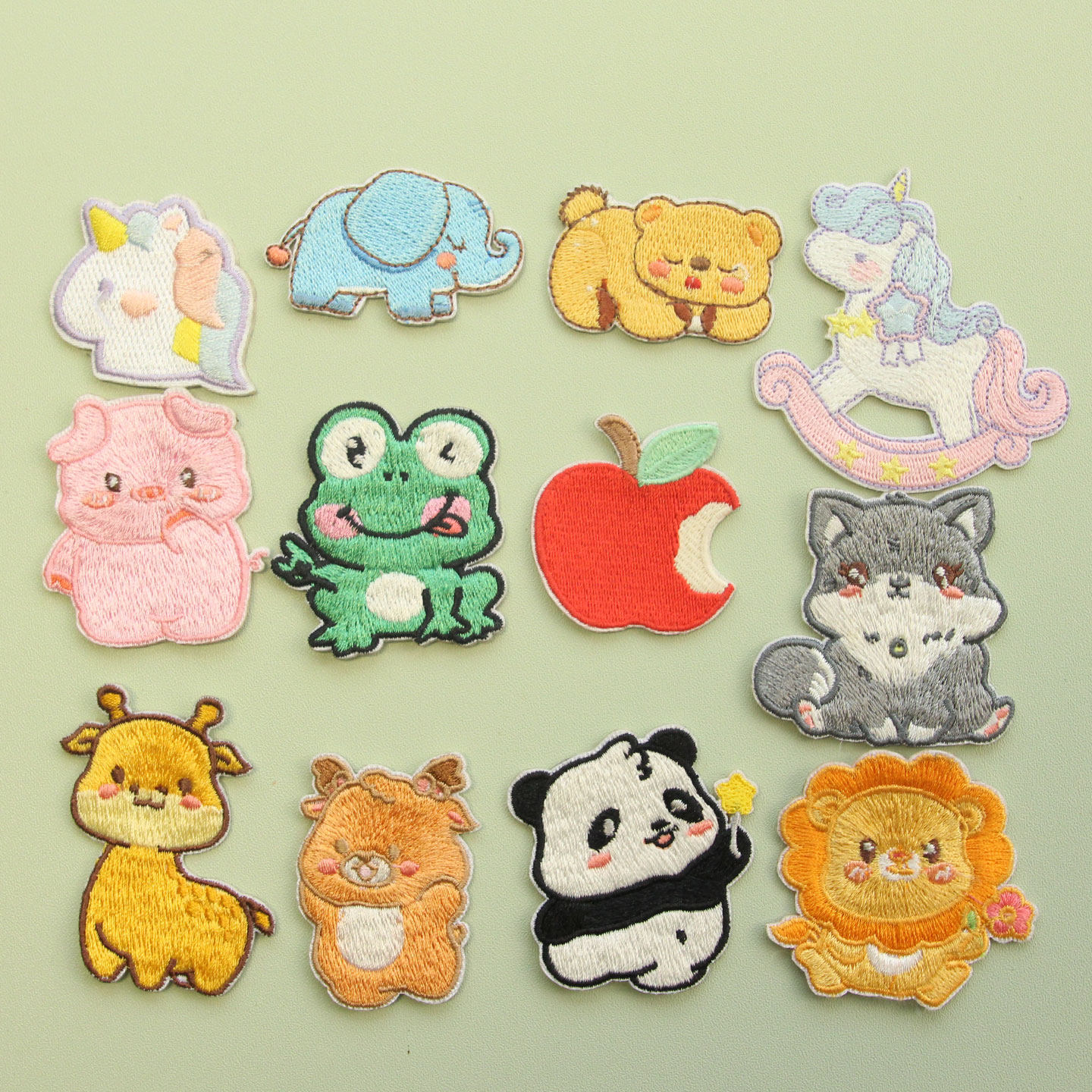 【清仓】卡通动物刺绣布贴DIY装饰贴片手工鞋花装饰扣趣味鞋贴,居家布艺,布贴,淘宝优惠券,粉丝福利购,淘宝优惠卷