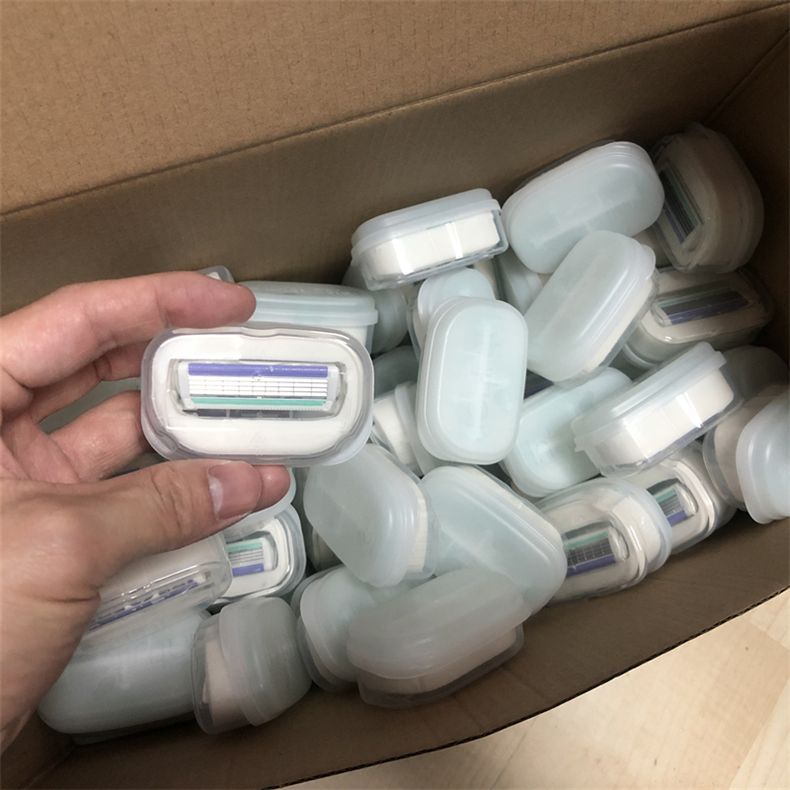 正品schick舒适脱毛润肤刀头替换