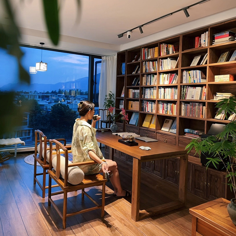 泊逸开放式书房桌，包上楼安装