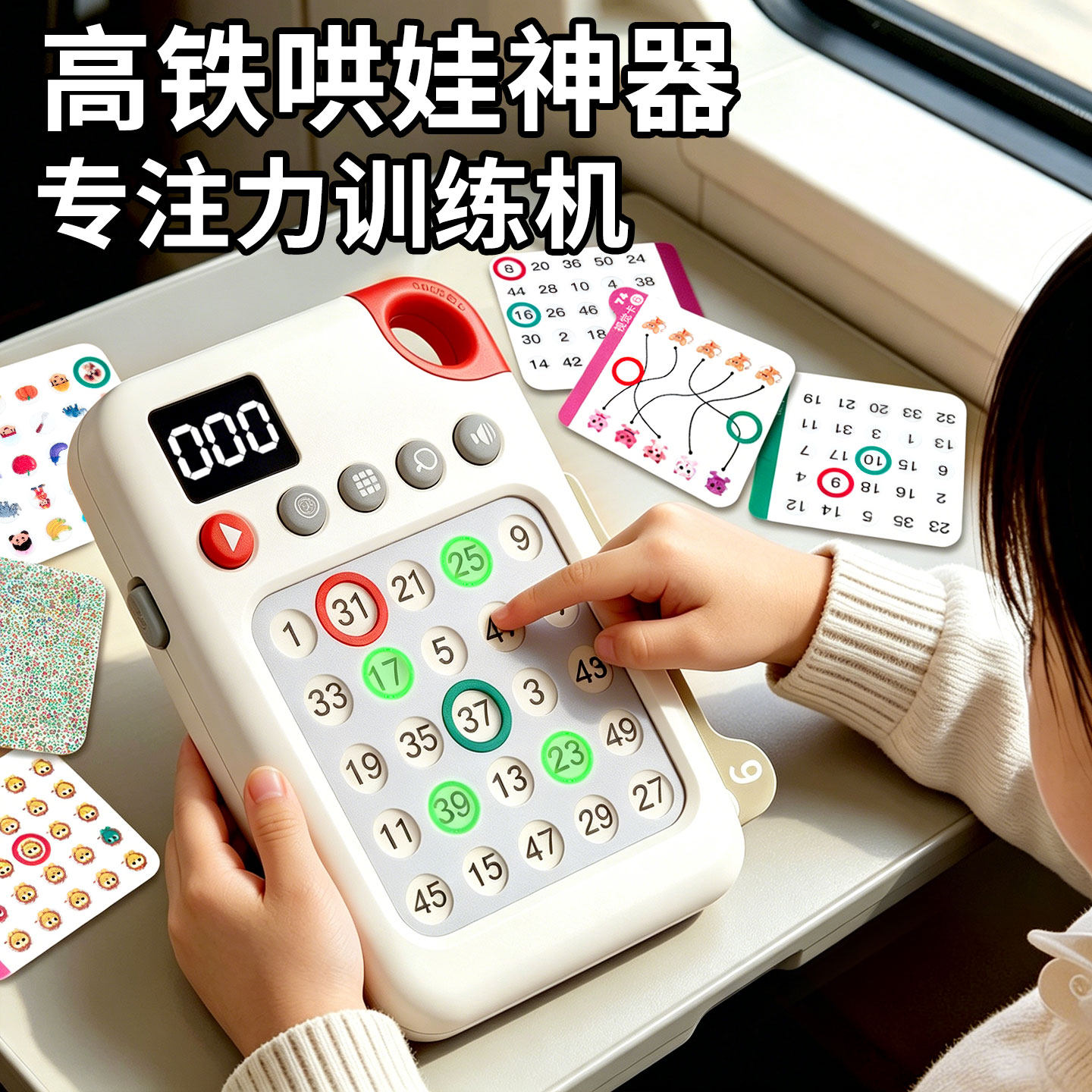 舒尔特方格儿童专注力训练神器图片