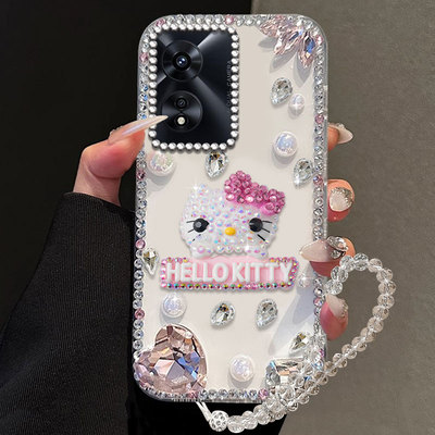 卡通镶钻奢华适用OPPOA97 5G手机壳外壳K5高级感A1防摔A3蛇年K10本命年FindN2保护套5 全包oppok9女款6 硬壳
