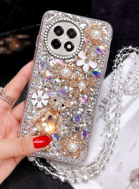 透明高级满钻适用oneplus一加ace5手机壳外壳ace3v小众11R网红AcePro全包11防摔10Pro保护套13新品9RT奢华8T