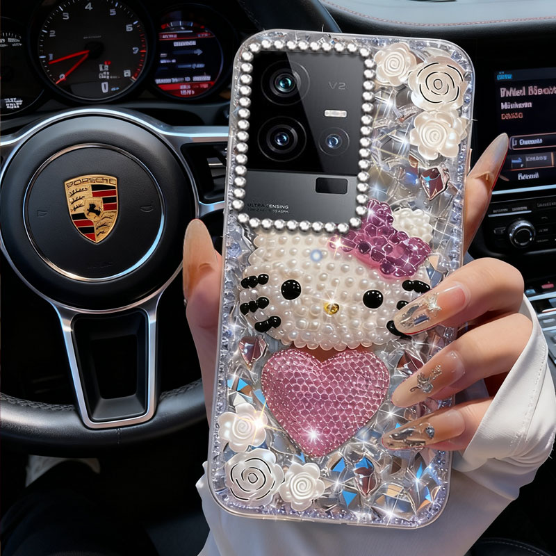 高端奢华镶钻手机壳，不掉钻，不发黄