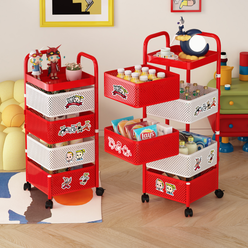 多巴胺零食小推车储物架