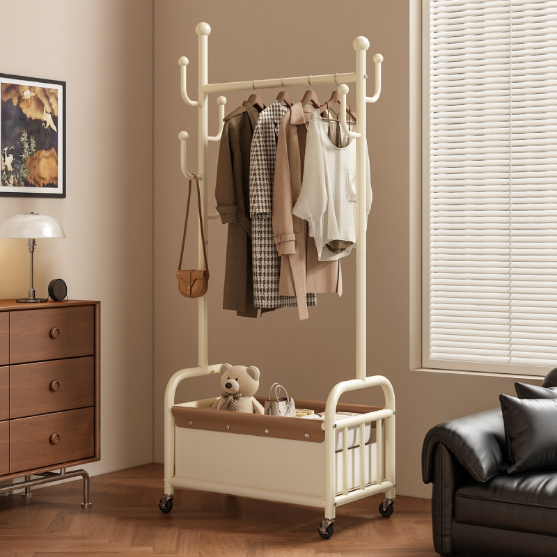 中古风衣架落地卧室阳台衣帽架