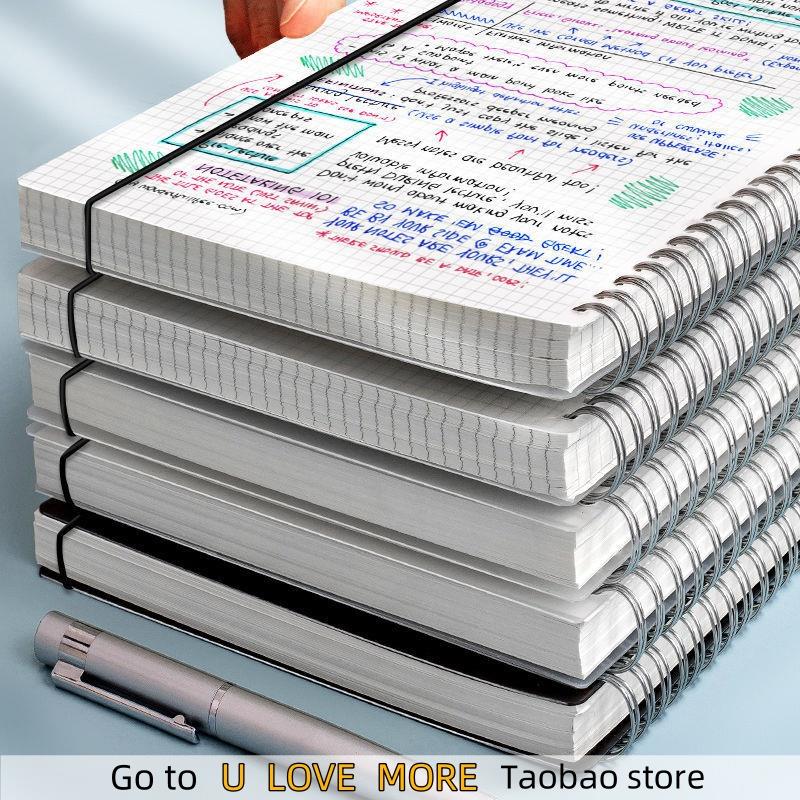 160 Pages Thickened Simple Notebook A5 Horizontal Grid Book