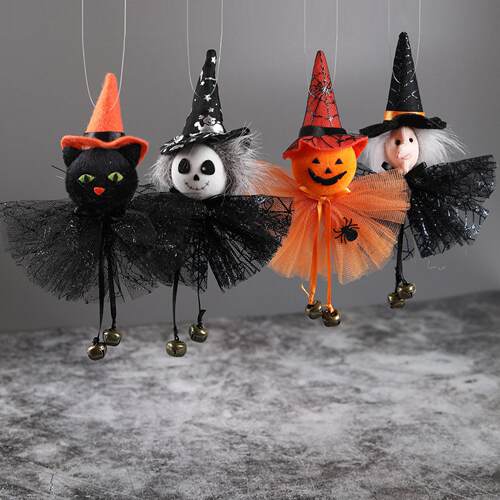 Halloween decoration party pumpkin ghost witch pendant 挂饰