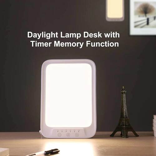 LED Daylight Lamp Cool & Warm Light Therapy Lamp Against Dep