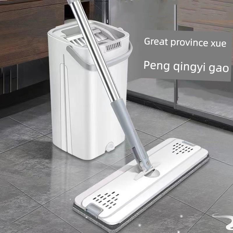 fo 2in1 self-wash and squeeze dry flat mop with bucket拖把