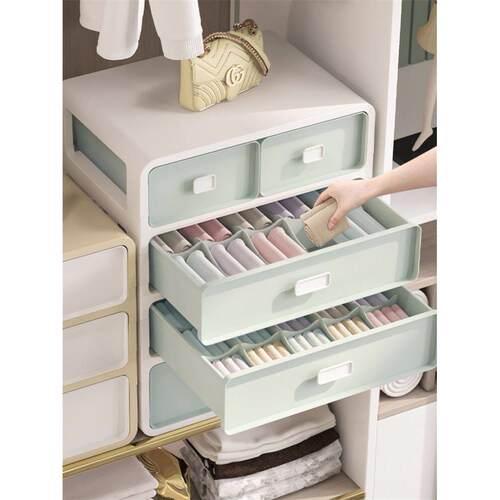 Sock storage box underwear storage compartment drawer type