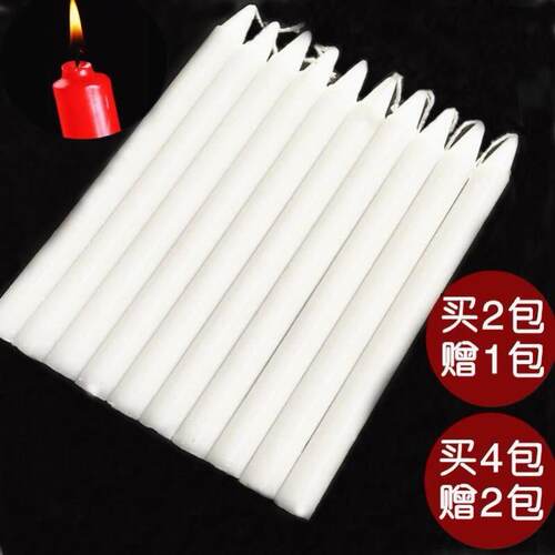 Red and white candle household lighting candles daily use