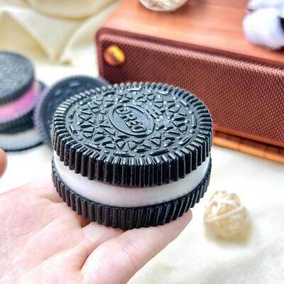 Big Oreo Handmade Silicone Sss Relief Squishy Toy Mochi
