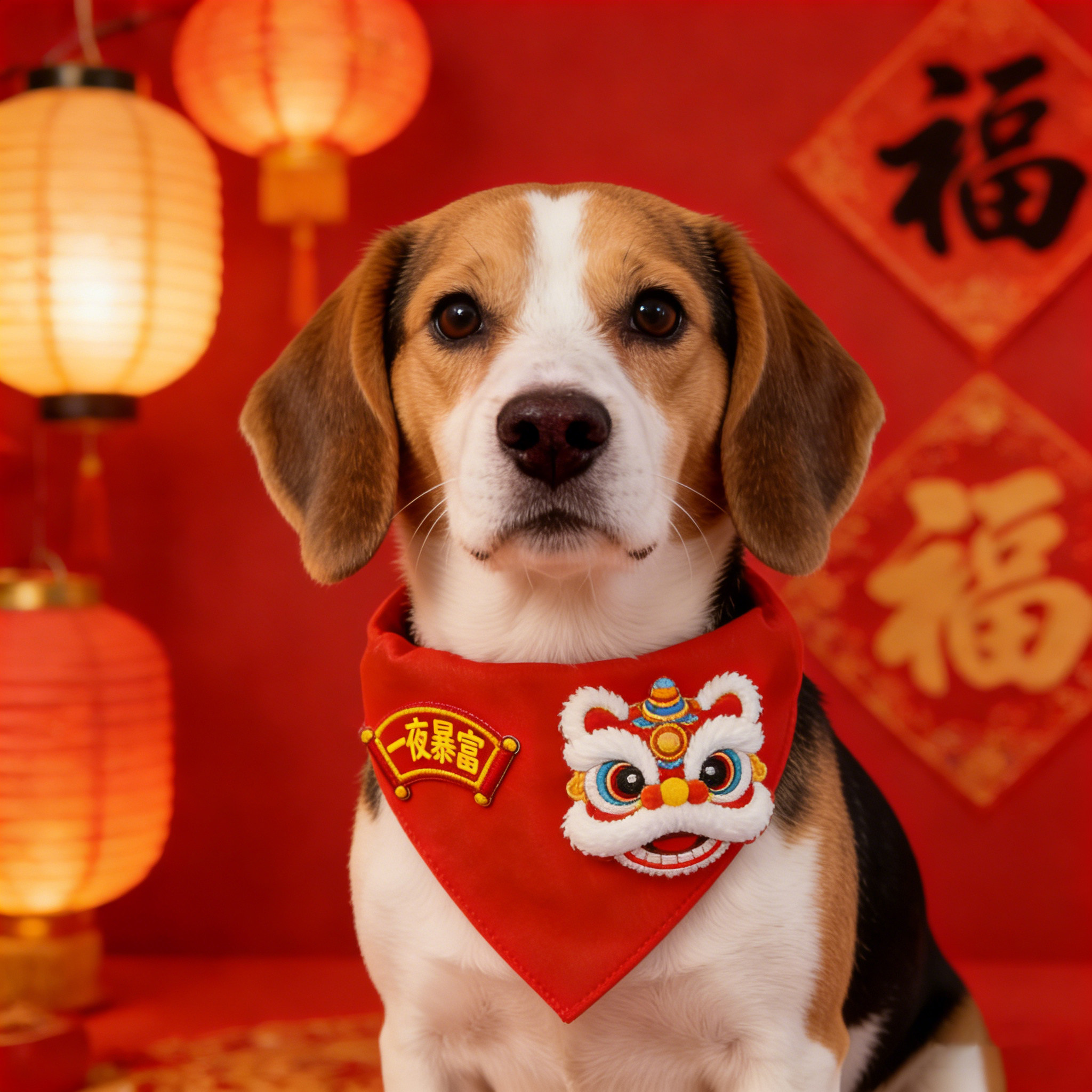 比格专用狗狗新年围脖口水巾小狗可爱宠物小型犬围兜红色春节配饰,宠物/宠物食品及用品,围巾/口水巾,淘宝优惠券,粉丝福利购,淘宝优惠卷