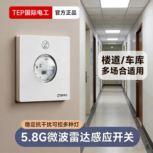 国际电工雷达人体感应延时开关