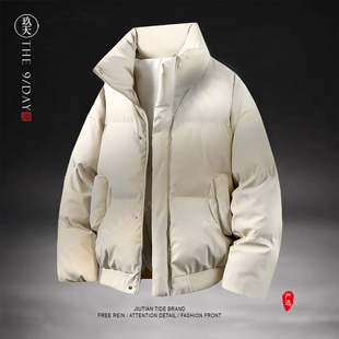 冬季立领男装情侣皮衣设计师短装男女棉服短款加厚保暖男士外套