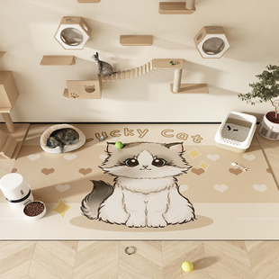 宠物地垫猫咪专用睡垫猫砂盆垫子防水防尿耐抓易清洗防撕咬狗垫