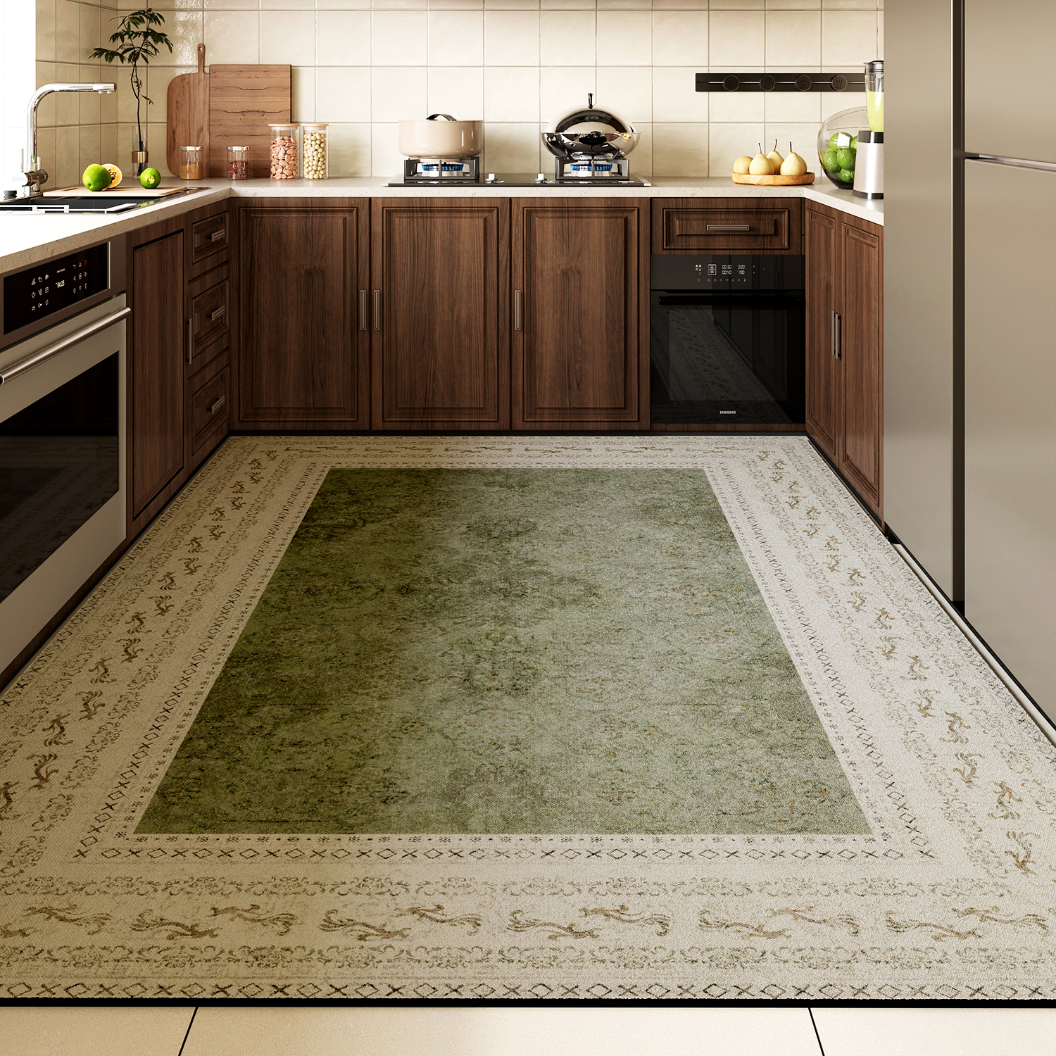 【超耐脏】满铺硅藻泥厨房地垫