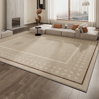 现代简约客厅沙发地毯防水防污