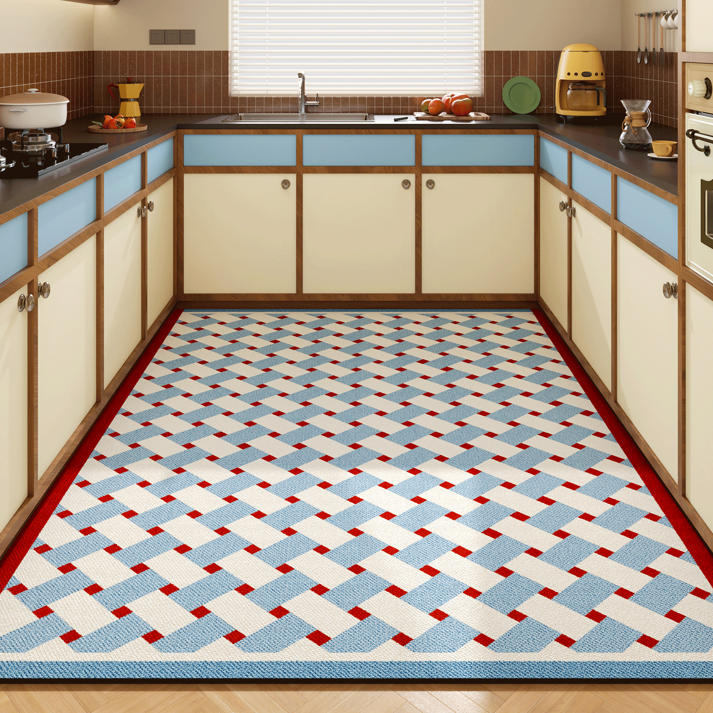 耐尔登包豪斯满铺防滑厨房地垫