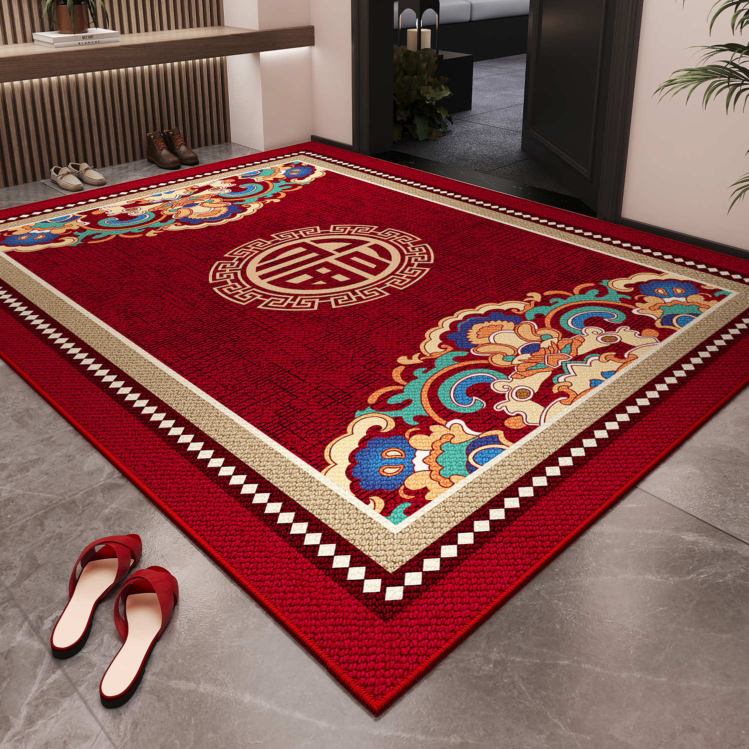 【升级款】臻丝钻绒乔迁入户地垫