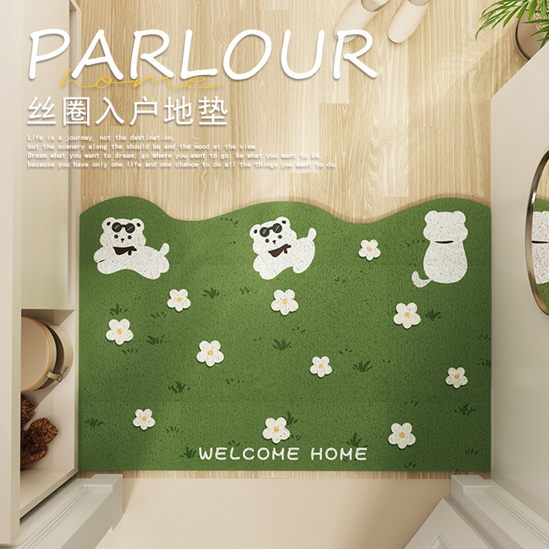 除尘防滑刮泥蹭土丝圈入户门地垫