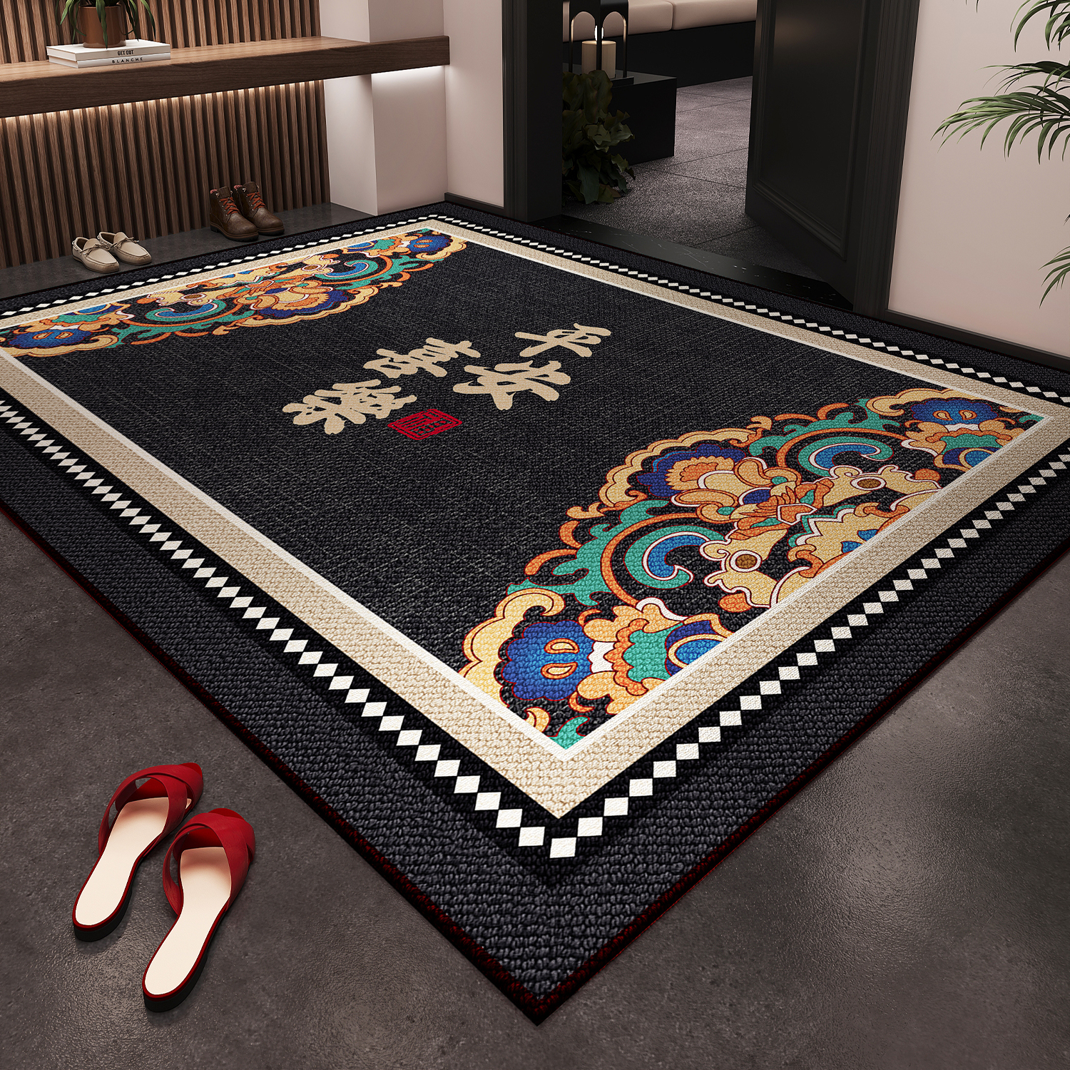 【升级款】臻丝钻绒乔迁入户地垫