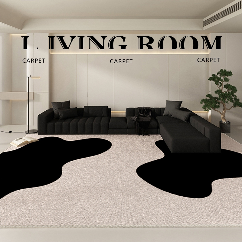 洗可擦防水简约风客厅地毯沙发