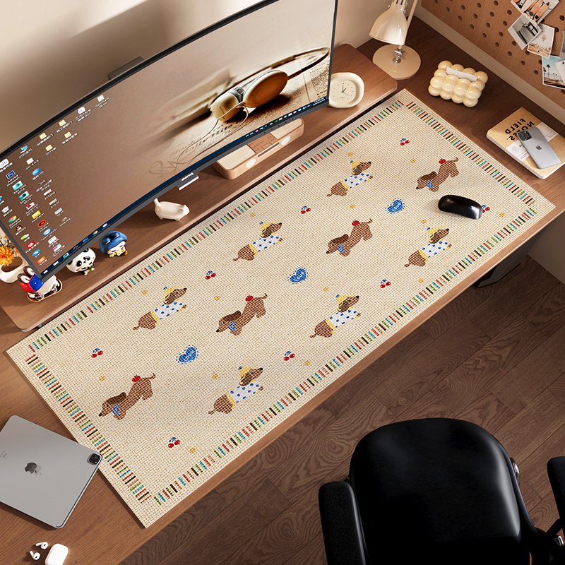 办公桌垫电脑鼠标垫一擦即净皮革