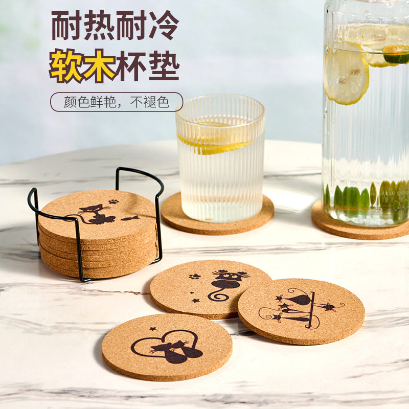 隔热垫软木杯垫汽车咖啡