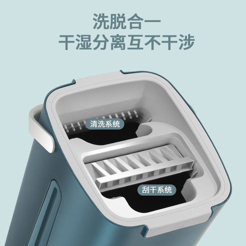 懒人拖把吸水旋转桶兔手