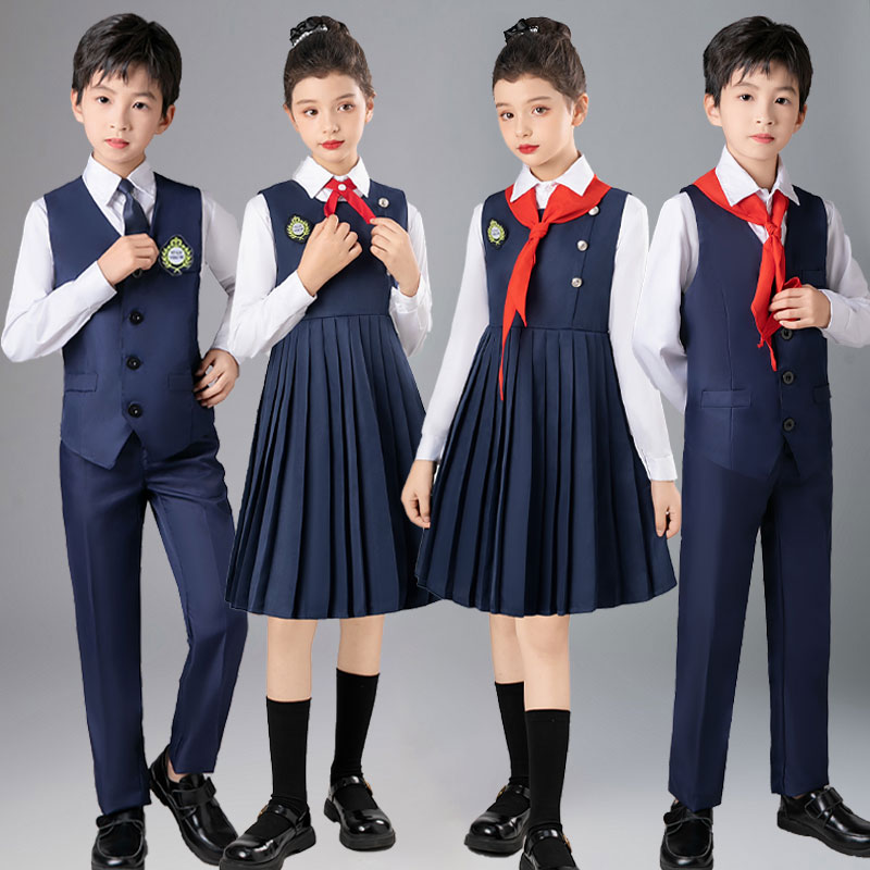 儿童演出服中小学生大合唱团