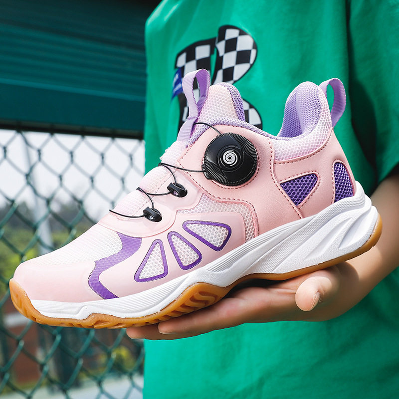 跨境货源2022夏季新款中大童羽毛球鞋儿童徒步运动鞋训练鞋