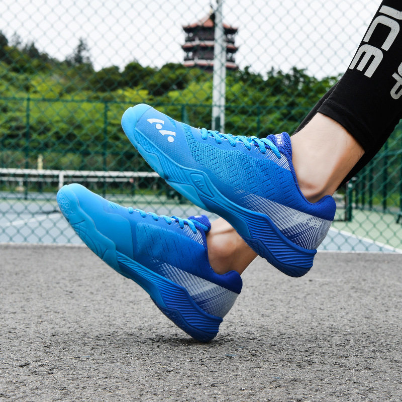 羽毛球鞋男女款透气网球鞋专业成人儿童平底排球鞋轻便乒羽