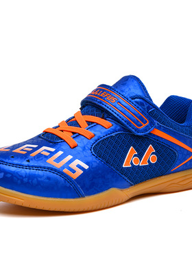 羽毛球鞋魔术贴 Pingpong shoes 雷弗斯批发防滑网球鞋儿童比赛