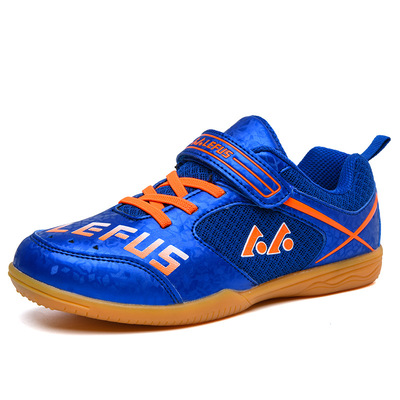 羽毛球鞋魔术贴 Pingpong shoes 雷弗斯批发防滑网球鞋儿童比赛