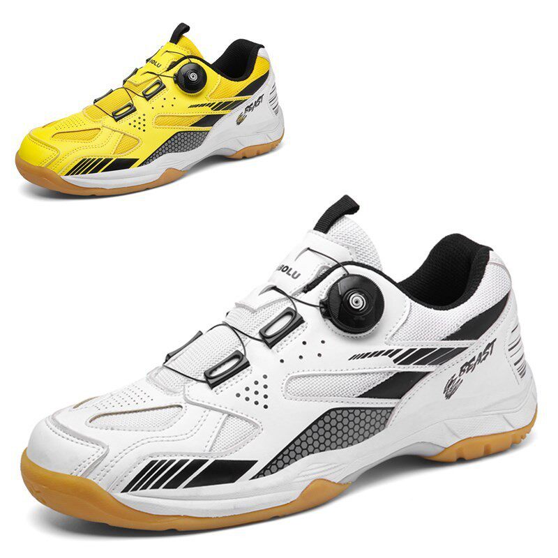 跨境外贸乒乓鞋四季运动训练羽毛球鞋男女情侣透气减震跑步