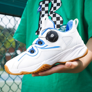 跨境货源2022夏季新款中大童羽毛球鞋网球鞋户外徒步休闲鞋