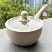 燃气灶适用 内外陶瓷加深奶锅辅食锅 市面少见 外贸品牌货