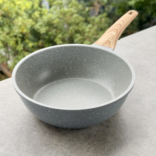 品牌瑕疵 麦饭石层平底加深加厚炒锅煎锅电磁炉燃气灶通用