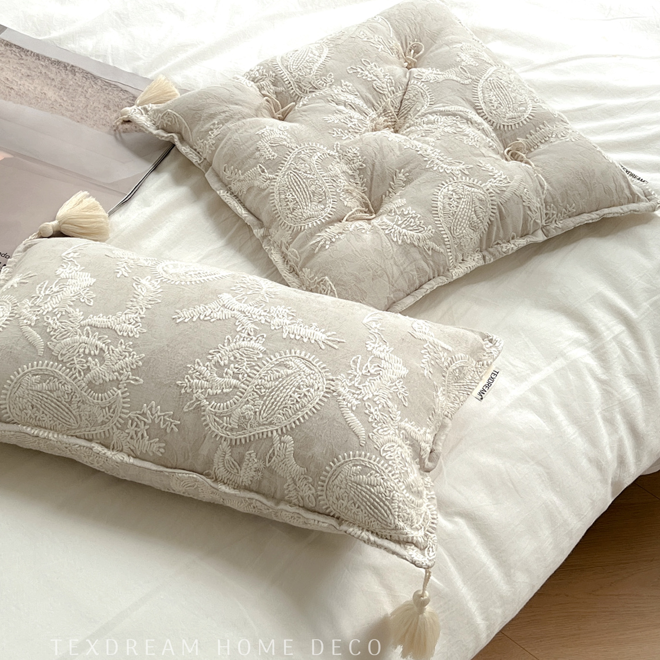 法式刺绣多功能地毯坐垫加厚椅垫