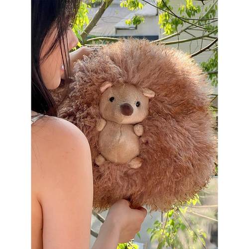 texdream刺猬团子毛绒抱枕