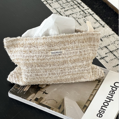 法式轻奢纸巾袋盒高档纸巾套桌