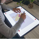 好笔迹A2A3A4A5专业绘画拷贝台手抄报临摹台透光板透写台动漫素描线稿国画山水画书法土木美术生刻度拓图板