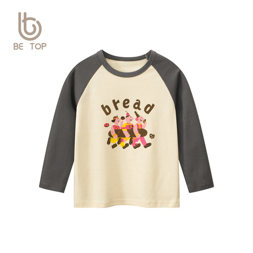 儿童长袖27home韩版卡通印花新品