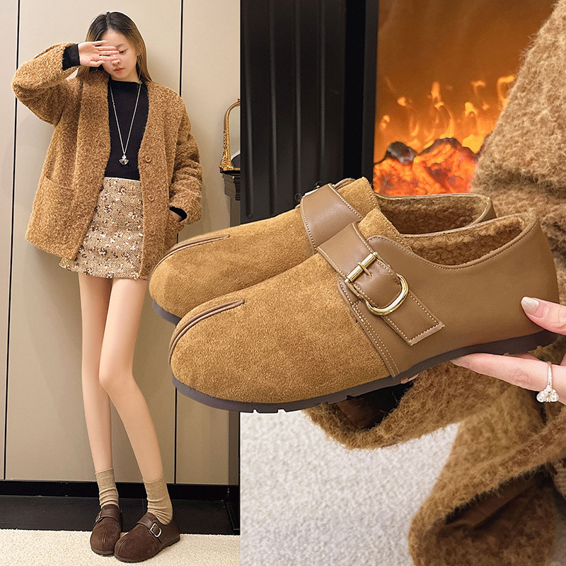 两穿厚底内勃肯鞋女款2025春秋