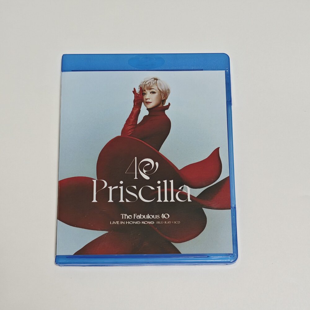 蓝光BD碟盒 陈慧娴 The Fabulous 40 Priscilla 演唱会光盘 盒