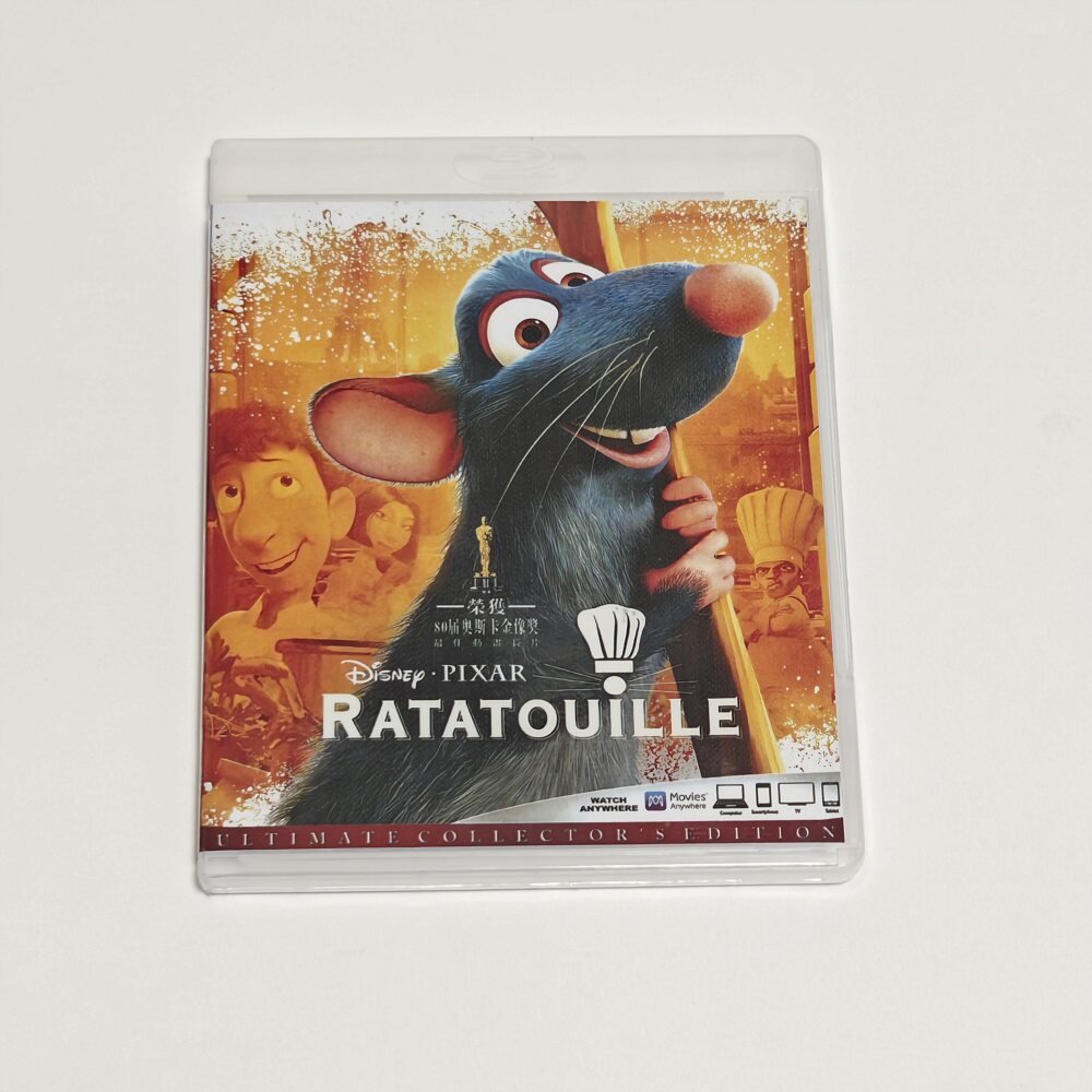 蓝光BD碟盒 美食总动员 动画光盘 盒