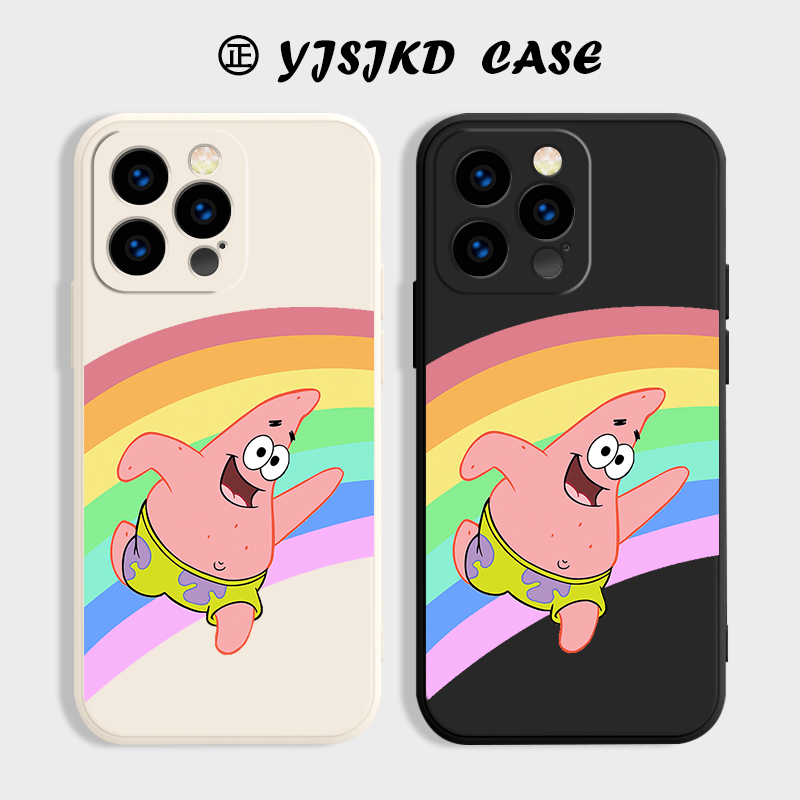 彩虹桥派大星手机壳液态TPU软壳